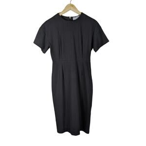 MM. Lafleur Womens Dress 4 Gray Herringbone Fitted Pencil Skirt Workwear